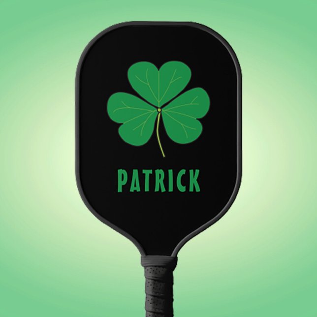 Custom Name Celtic Ireland Shamrock Irish Classic Pickleball Paddle (Creator Uploaded)