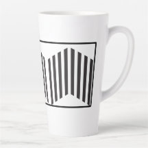 Custom Name Ceramic Coffee Cup with Modern Design