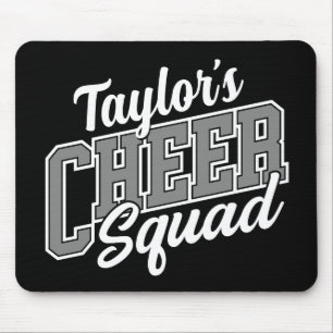 Custom NAME Cheerleader School Varsity Cheer Squad Mouse Pad