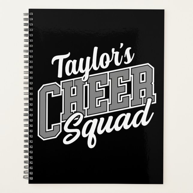 Custom NAME Cheerleader School Varsity Cheer Squad Planner (Front)