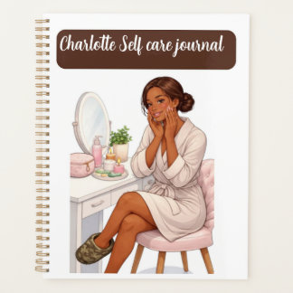 Custom name chic Self care journal  Planner