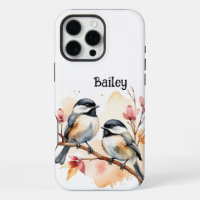 Custom Name Chickadee Wildlife Nature Animal Art