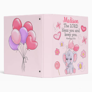 Custom Name Christian Blessing Scripture Binder