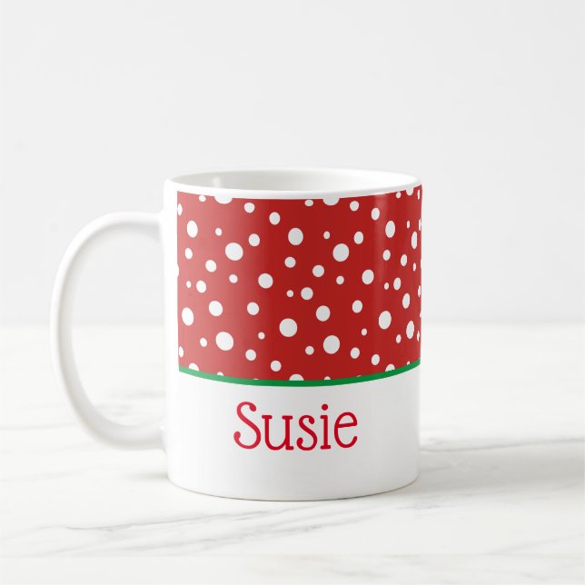Custom Name Christmas Mug (Left)