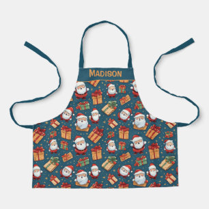 Custom Name Christmas Santa Apron