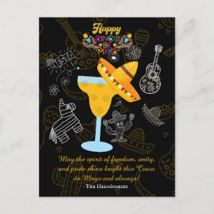 Custom Name Cinco de Mayo Fiesta Spanish Holiday  Postcard