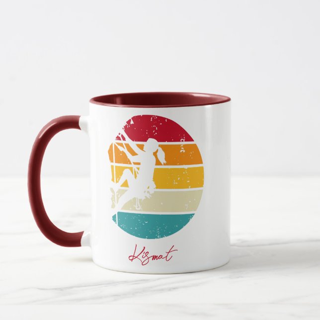 CUSTOM NAME CLIMBING MUG (Left)