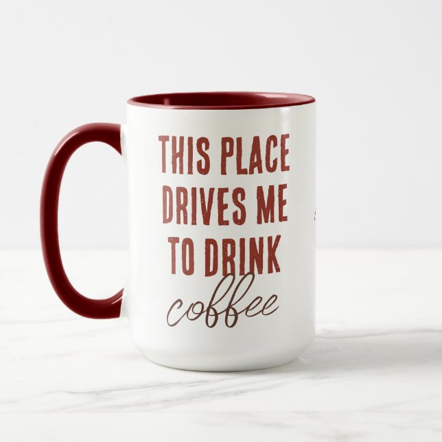 Custom name coffee mugs (Left)