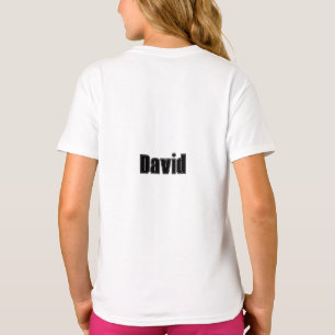 Custom Name Collage Sports Font Personalized T-Shirt