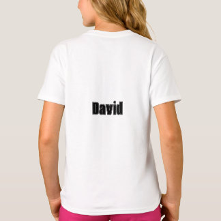Custom Name Collage Sports Font Personalized T-Shirt