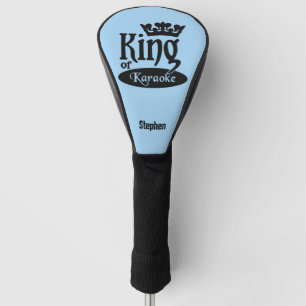 Custom Name & Color King of Karaoke Golf Head Cover