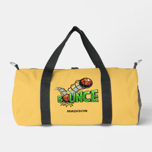 Custom name & colour BOUNCE Basketball Duffle Bag