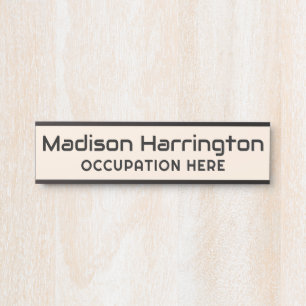 Custom Name & Colour Door Sign