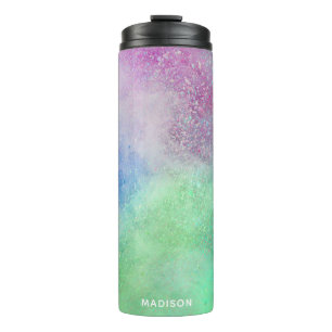 Custom name Colour Explosion Thermal Tumbler
