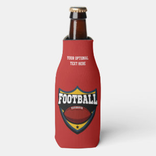 Custom name & colour Football Bottle Cooler