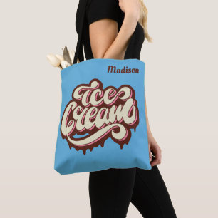 Custom name & colour Ice Cream bags