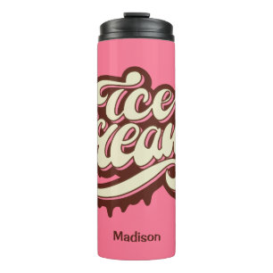 Custom name & colour Ice Cream tumbler