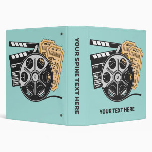 Custom Name & Colour Movie Binder