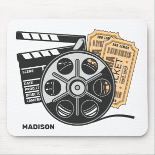Custom Name & Colour Movie Mouse Pad