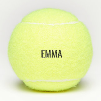 Custom Name Colour Tennis Balls