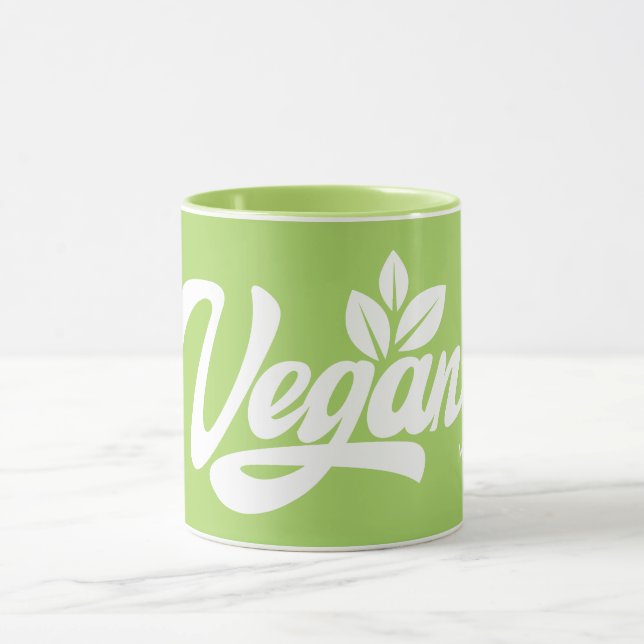 Custom Name & Colour Vegan Mug (Center)