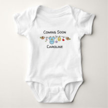 custom name Coming Soon Pregnancy Announcement