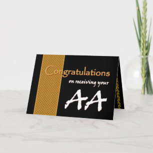 CUSTOM NAME Congratulations - Associates Degree AS Card