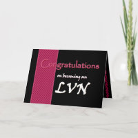 CUSTOM NAME Congratulations - LVN