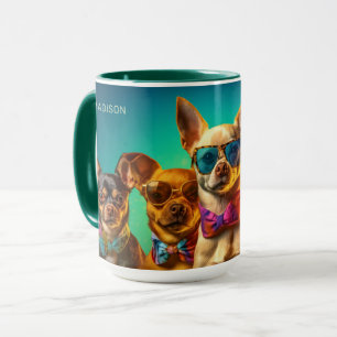 Custom Name Cool Dogs Mug