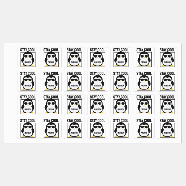 Custom name cool penguin (Sheet)