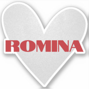 Custom Name Cool Silver Heart Shape Trendy Stylish