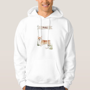 Custom Name Corgi Pet Dog Hoodie