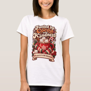Custom Name Cozy Nurse Era Christmas T-Shirt