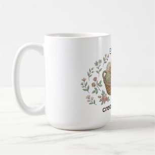 Custom Name Creative Chaos Cat Comfort Colours Coffee Mug