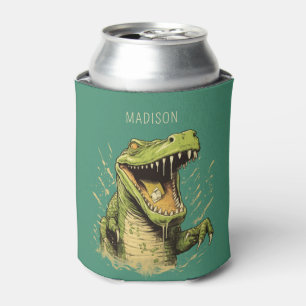 Custom Name Crocodile Can Cooler