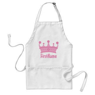 Custom Name Crown Standard Apron