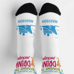Custom Name Cruise Drinks Socks