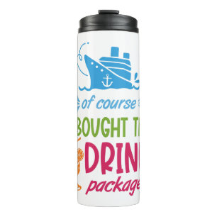 Custom Name Cruise Drinks Thermal Tumbler