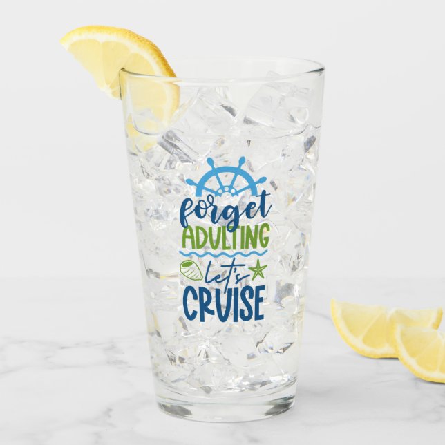 Custom Name Cruise Glass (Front Ice)