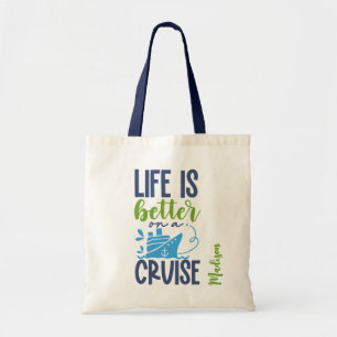 Custom Name Cruise Tote Bag