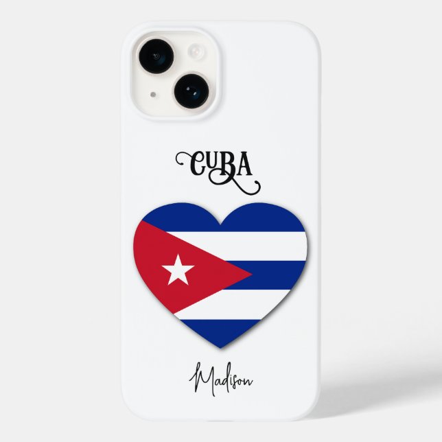 Custom Name Cuba Love phone cases (Back)