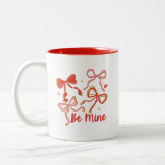 Custom Name cute Valentine Mug - coquette mug gift