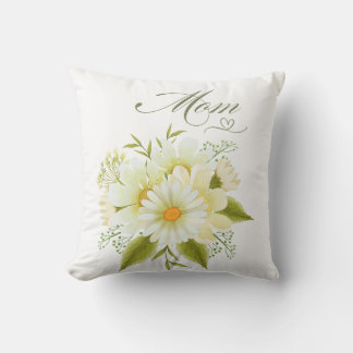 Custom Name Daisy Bouquet Mother'sDay Pillow Cover