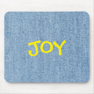 Custom Name Denim Jeans Mouse Pad