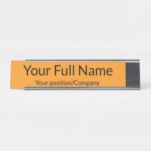 Custom Name Desk Name Plate for Office Decor