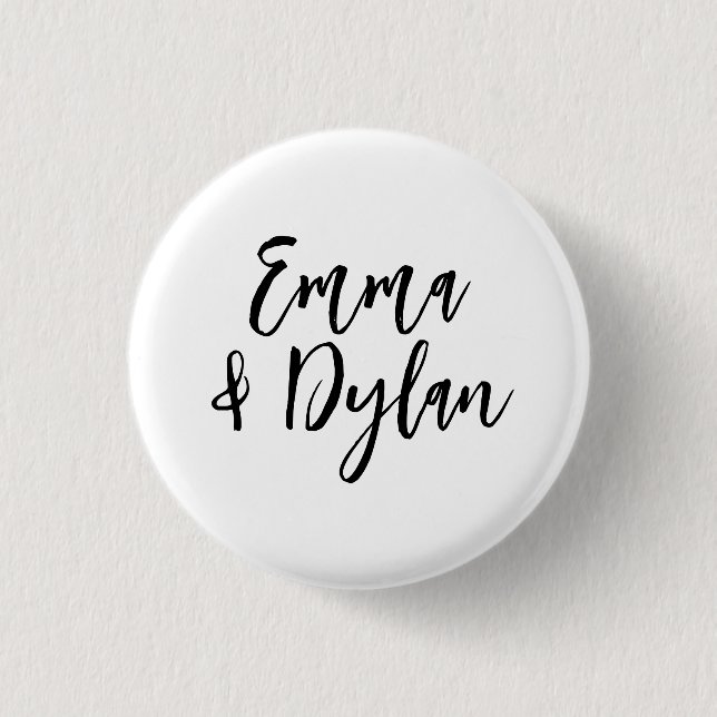 Custom Name dish, Personalized Bachelorette party  1 Inch Round Button (Front)