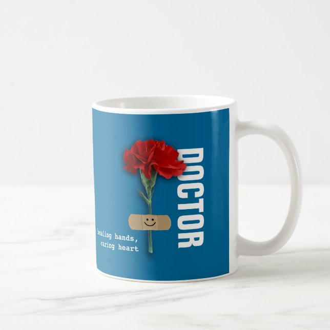 Custom Name Doctor Appreciation Gift  Coffee Mug (Right)