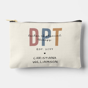 Custom Name DPT Doctor of Physical Therapy Accessory Pouch