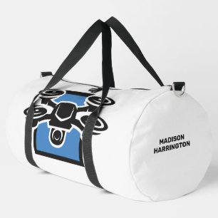 Custom Name Drone Duffle Bag