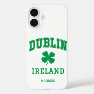 Custom Name Dublin Ireland iPhone 16 Case